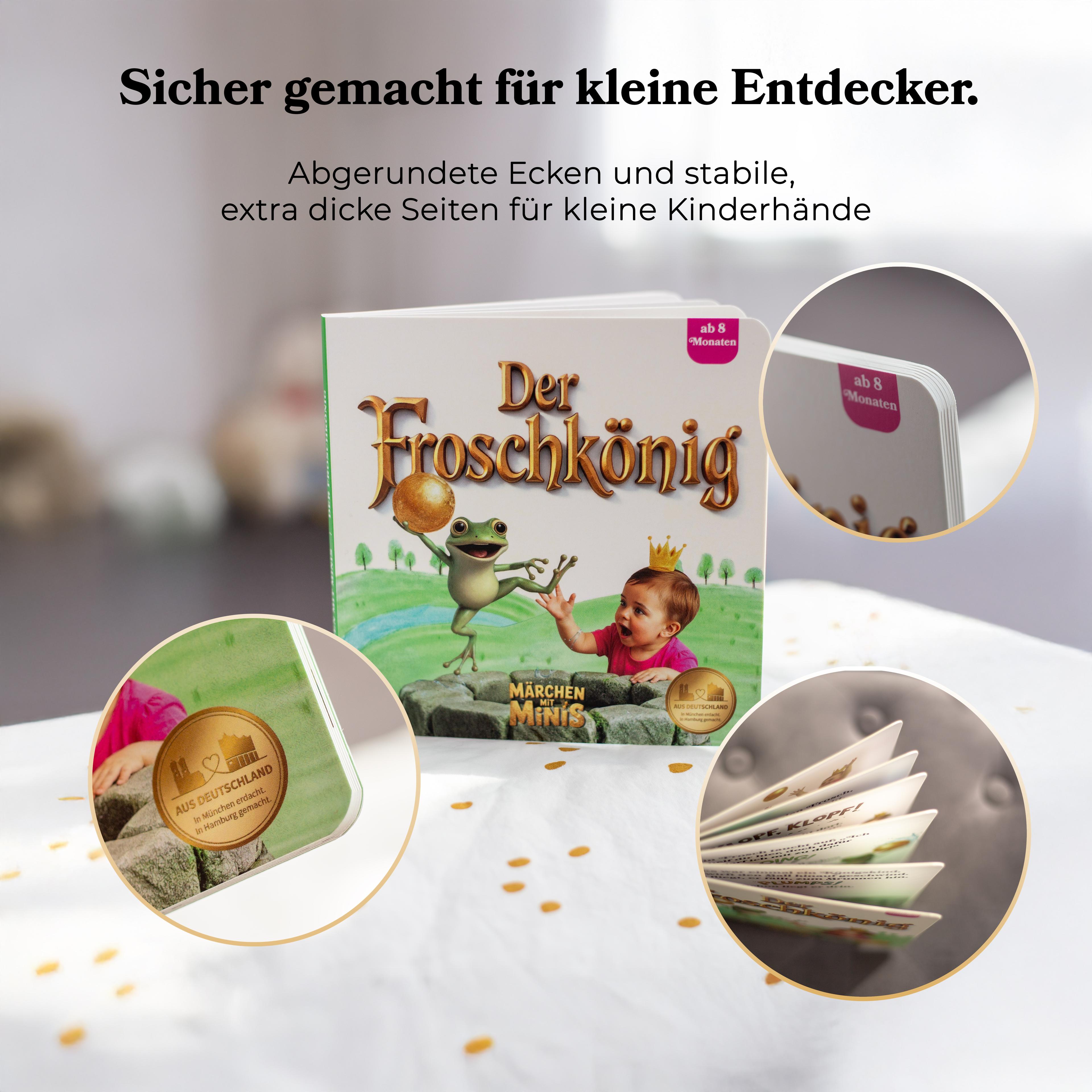 Produktdetail mit extra dicken Seiten und abgerundeten Ecken